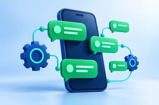 Ilustración de Automatización de WhatsApp