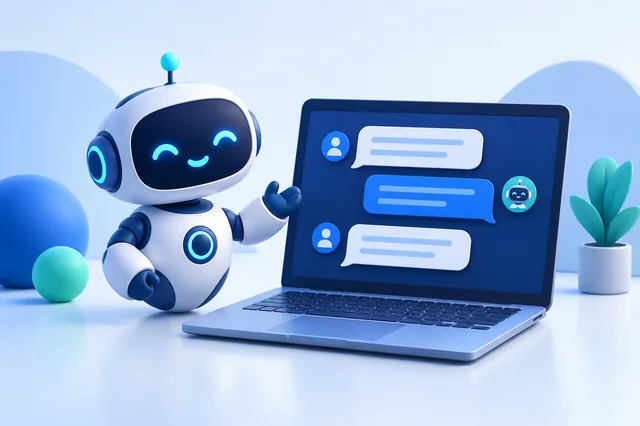 Ilustración de Chatbots con IA