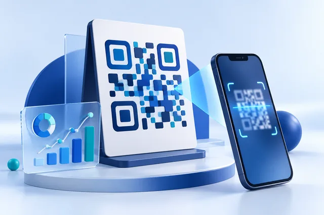 Ilustración de Códigos QR dinámicos