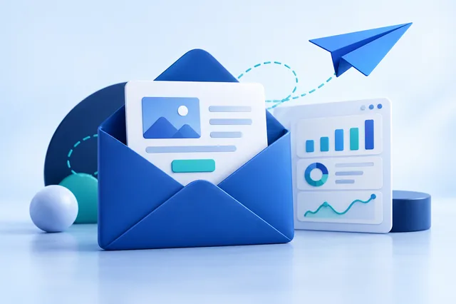 Ilustración de Email marketing