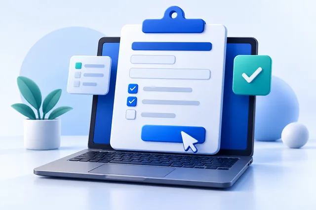 Ilustración de Formularios online