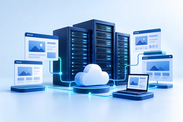 Ilustración de Reventa de hosting